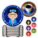 Posavasos frida khalo ceramica corcho base 3782