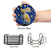 Posavasos gatos noche colores ceramica corcho base 3963