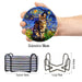 Posavasos pack ceramica corcho base gatos pintura 4256