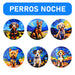 Posavasos perro ceramica corcho noche 4069