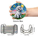 Posavasos perro ceramica corcho van gogh pintura poodle 4146