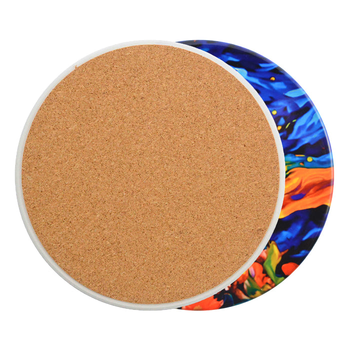Posavasos perro ceramica corcho noche 4069