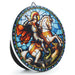 Retrato colgante ceramica corcho San Jorge 4054-5