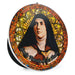 Retrato colgante ceramica corcho Santa Teresita de los Andes 4054-8