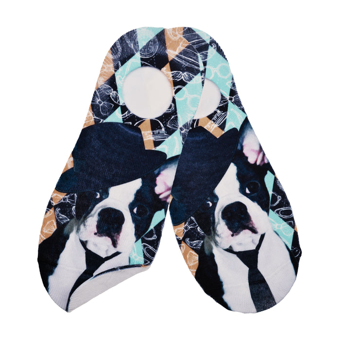 Calcetín Sublimado Invisible Poliester Boston Terrier