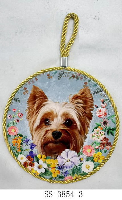 Posaollas Perro Yorkshire Floral