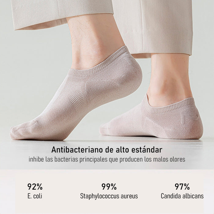 Pack 6 Calcetines Invisibles Algodón Antitranspirante 41-45