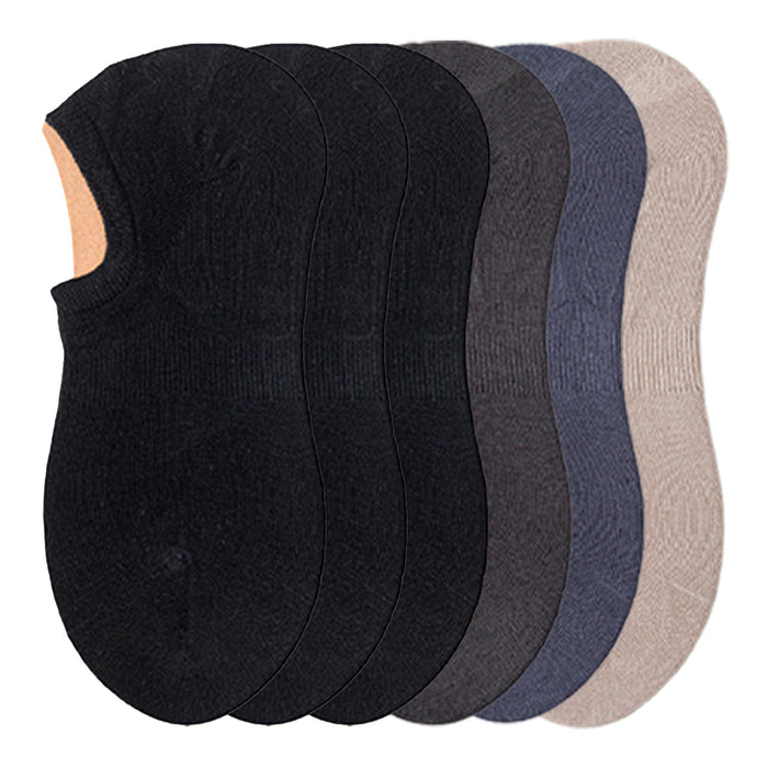 Pack 6 Calcetines Invisibles Algodón Antitranspirante 41-45