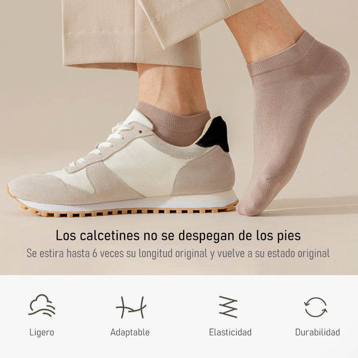 Pack 6 Calcetines Cortos Algodón Antibacteriano 41-45