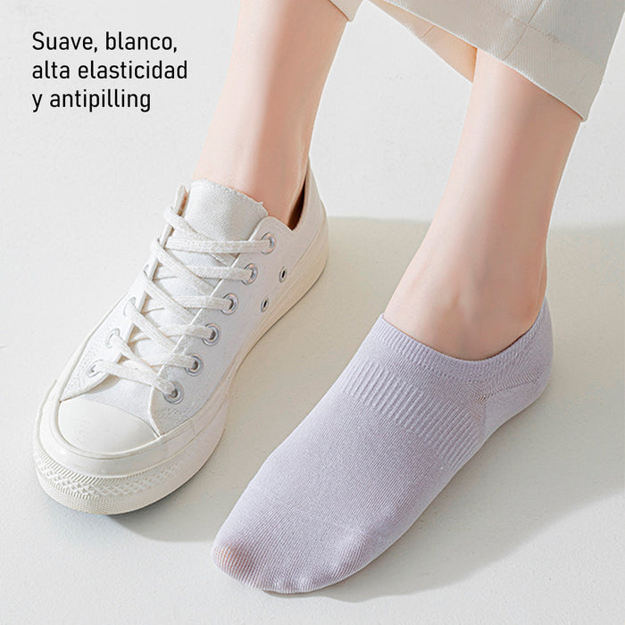 Pack 6 Calcetines Invisibles Algodón Antitranspirante 36-40