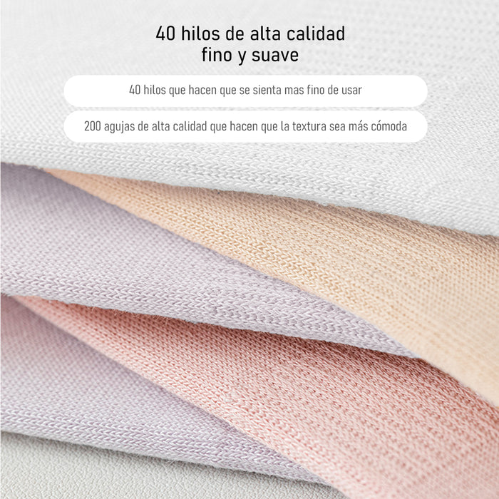 Pack 6 Calcetines Invisibles Algodón Antitranspirante 36-40