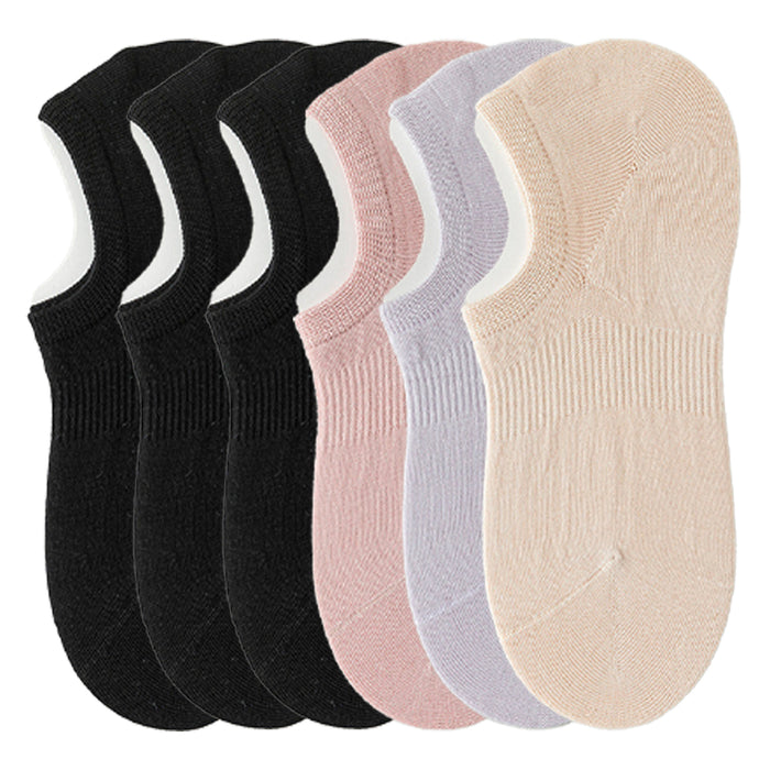 Pack 6 Calcetines Invisibles Algodón Antitranspirante 36-40