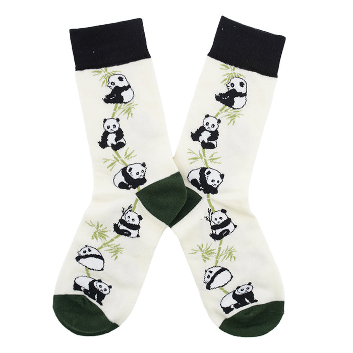 Calcetines Ositos Pandas Colgando en el Bambú