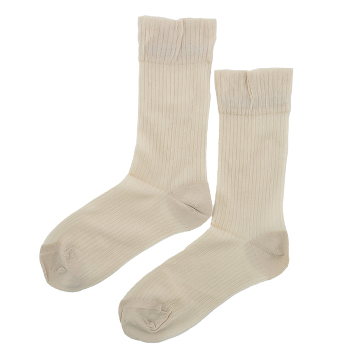 Calcetines Encaje Suave Transpirables Beige