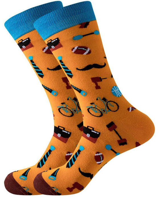 Calcetines Bicicletas Bigotes Maleta Deportes