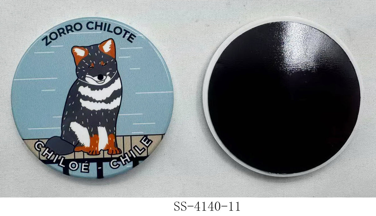 Imán Fauna de Chile Zorro Chilote