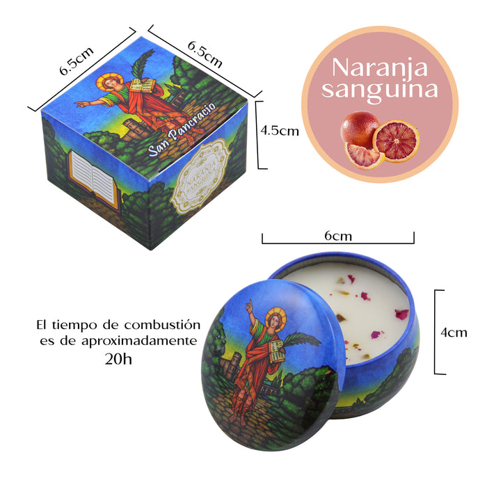 Velas aromatica santos metal san pancracio 4236-6