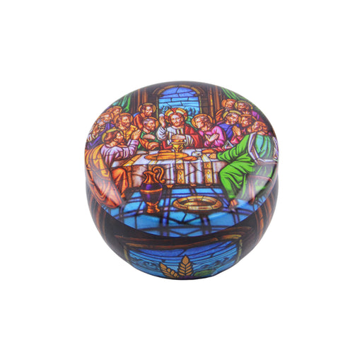 Velas aromatica santos metal santa cena 4236-12