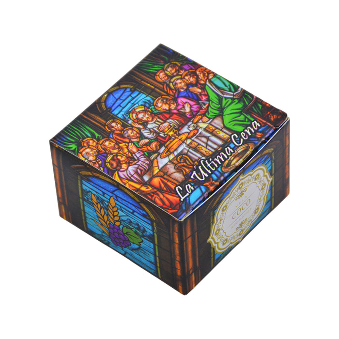 Velas aromatica santos metal santa cena 4236-12