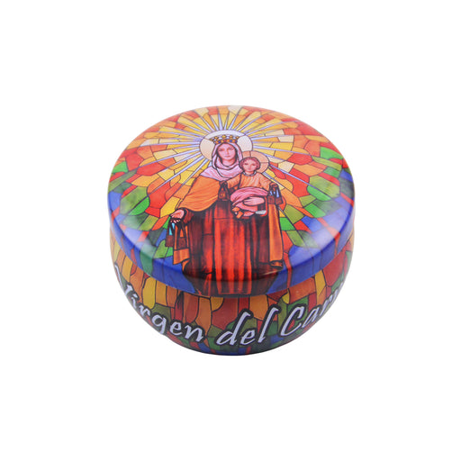 Velas aromatica santos metal virgen carmen 4236-11