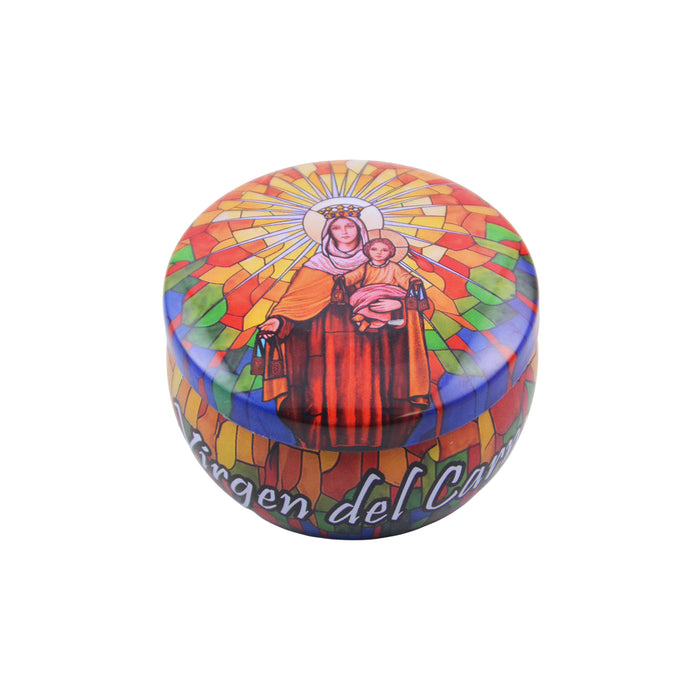 Velas aromatica santos metal virgen carmen 4236-11