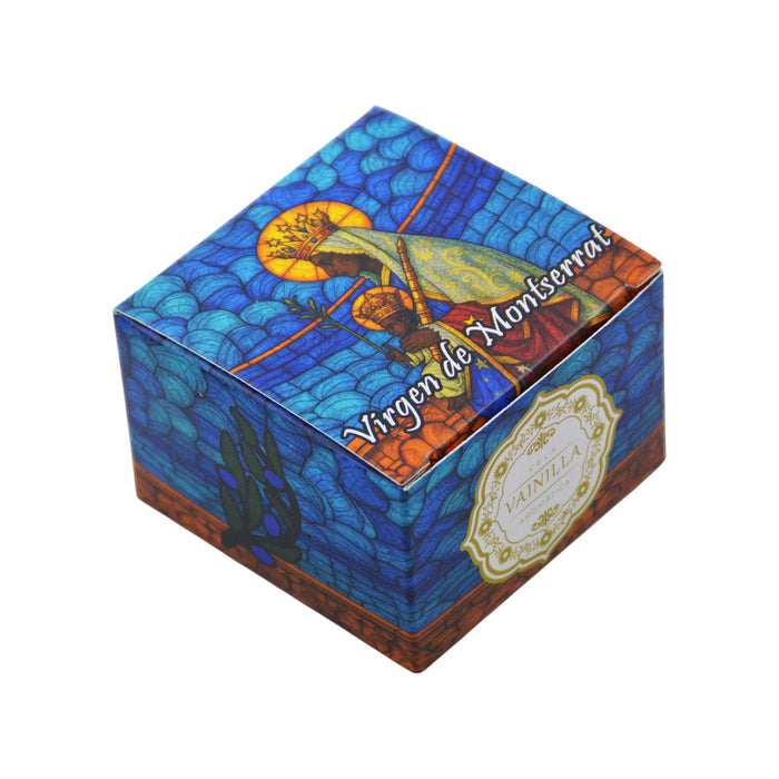 Velas aromatica santos metal virgen monserrat 4236-10