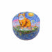 Velas aromaticas pintura gato amarillo metal 4071-6