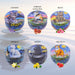 Velas aromaticas pintura gatos metal 