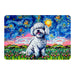alfombra perro baño poodle mouse pad antideslizante van gogh