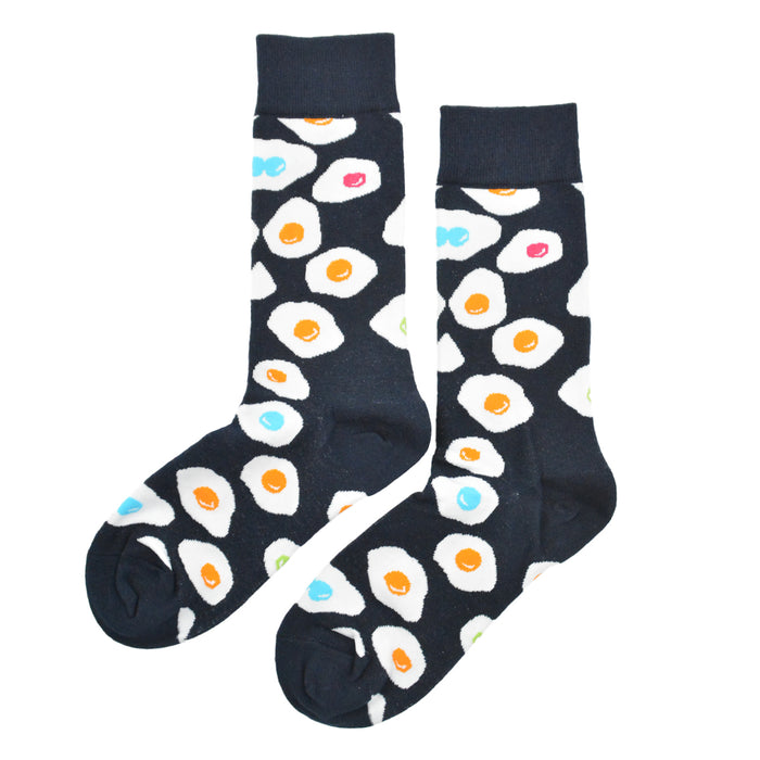 calcetin algodon largo huevos fritos 251