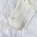 calcetin algodon largo lisos blanco 4012-3