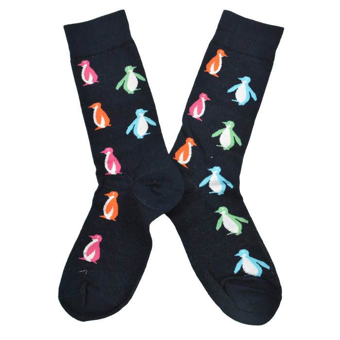 calcetin algodon largo pinguinos 305