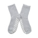 calcetin algodon media pierna antideslizante toalla gris 3716-2
