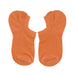 calcetin invisible algodon naranja 