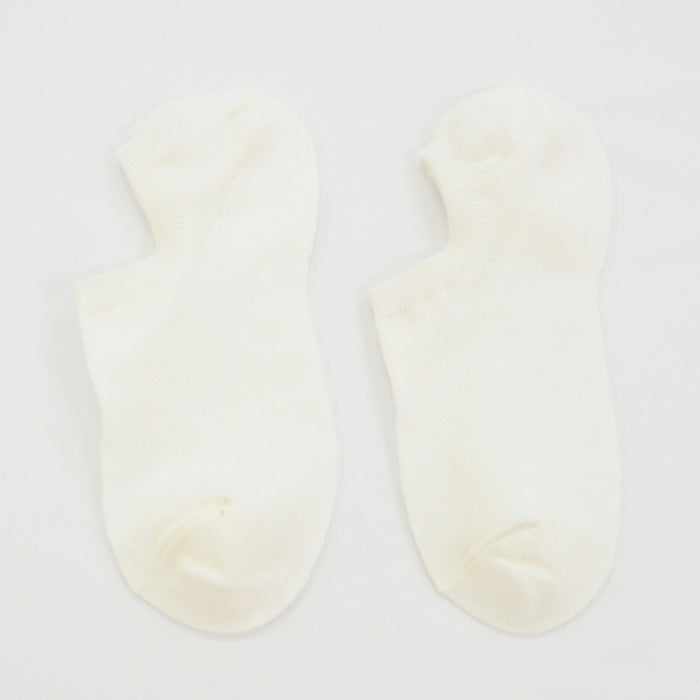 calcetin invisible algodon transpirable liso blanco 1971 talla talla 25-30 verano