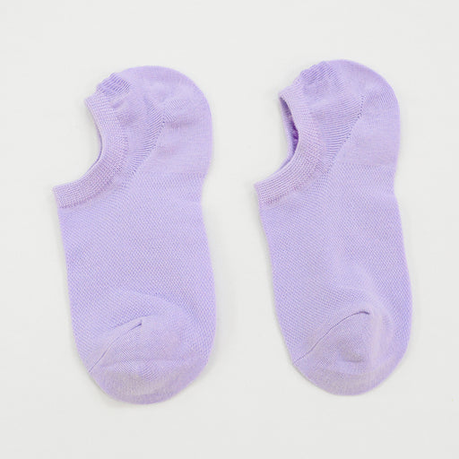 calcetin invisible algodon transpirable liso lila 1971 talla talla 25-30 verano