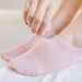 calcetin invisible algodon transpirable liso rosado 1971 talla 25-30 modelo verano