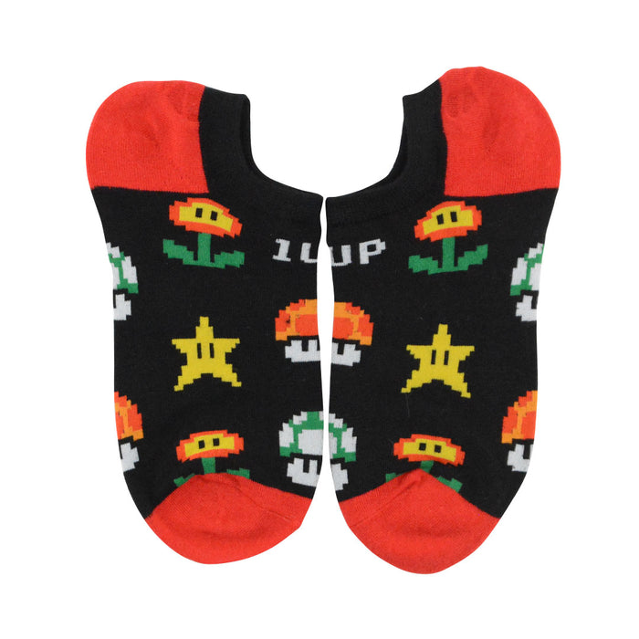 calcetin invisible mario bross hongos callampas estrella 