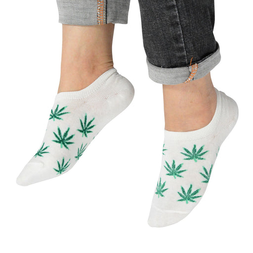 calcetin invisibles canabis marihuana algodon modelo