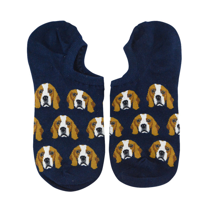 calcetin invisibles perro beagle algodon