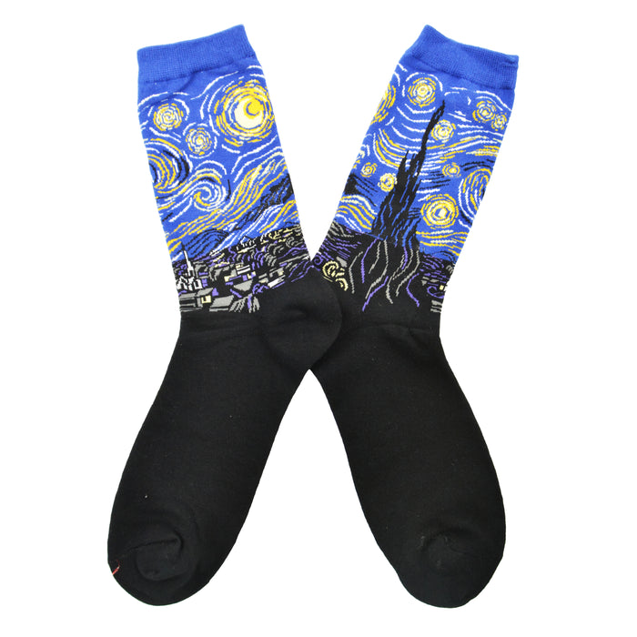 calcetin largo algodon Van Gogh pintura arte 562