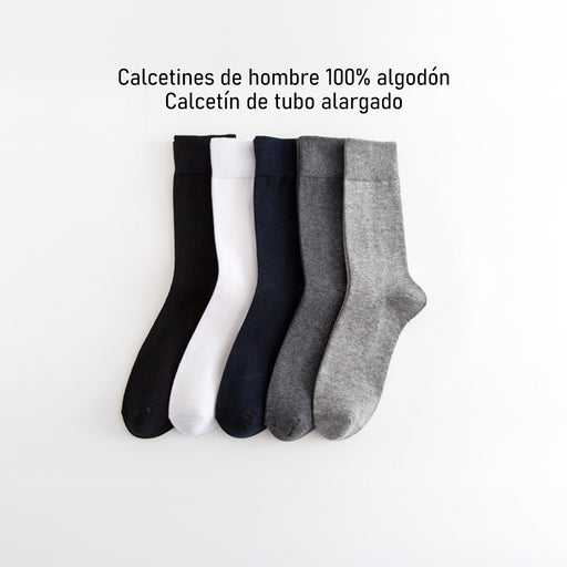 calcetin largo algodon hombre transpirable
