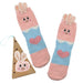 calcetin largo toalla chancho rosado 4018-7