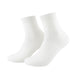 calcetin media caña media pierna algodon antideslizante blanco 