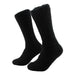 calcetin negro grueso termico invierno hombre mujer