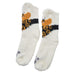 calcetin toalla largo perro blanco 4019-2