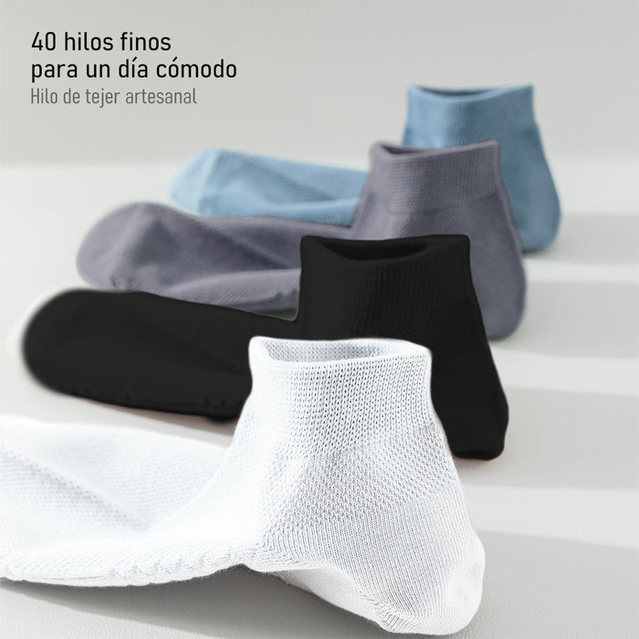 calcetin tobillera corto algodon hombre