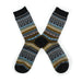 calcetines algodon etnicos chile lineas figuras azul oscuro 3165-2
