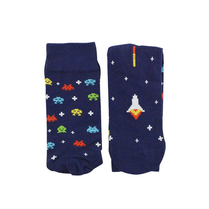 calcetines algodon galaga aliens nave 40-45- 517-3