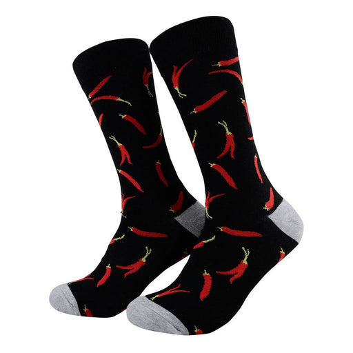 calcetines algodon largo ajies rojo talla 40-45